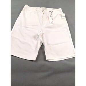 Anne Klein Women’s White Bermuda Shorts Size 10 NWT Pockets 4” Inseam